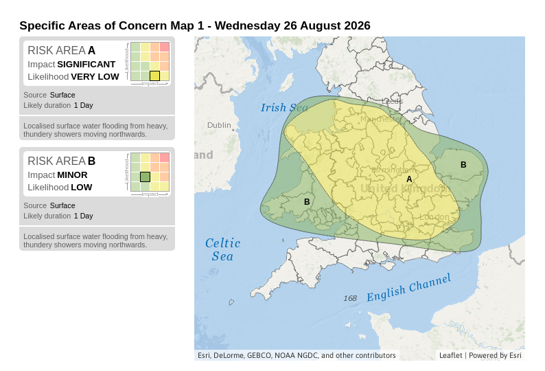 Area of concern map